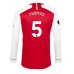 Tanie Strój piłkarski Arsenal Thomas Partey #5 Koszulka Podstawowej 2023-24 Długie Rękawy